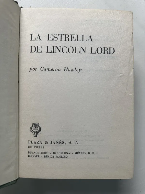 La estrella de Lincoln Lord - Hawley Cameron (4S2)