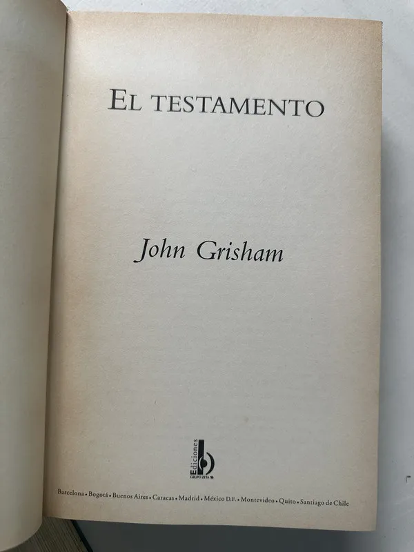 El testamento - Grisham John (4S2)