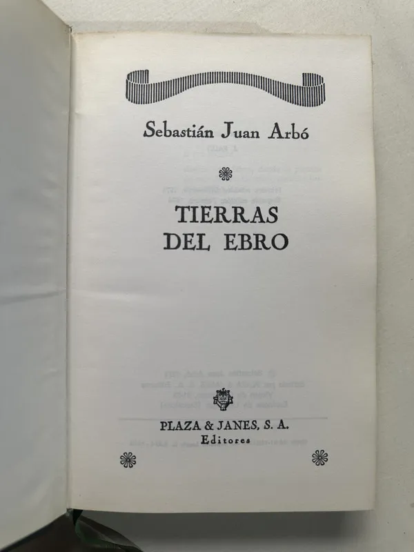 Tierras del Ebro - Arbo Sebastian Juan (4S2)