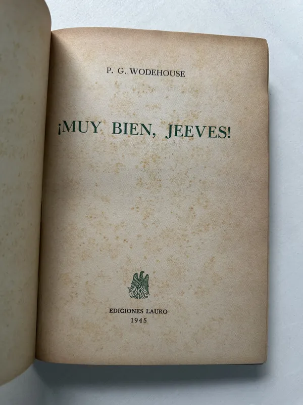 Muy bien Jeeves! - Wodehouse P. G. (4S2)