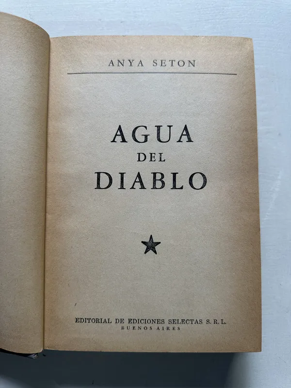 Agua del diablo - Seton Anya (4S3)