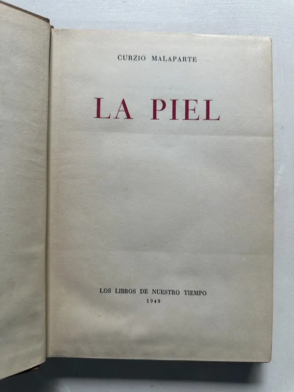 Tapa de La piel - Malaparte Curzio (4S3)