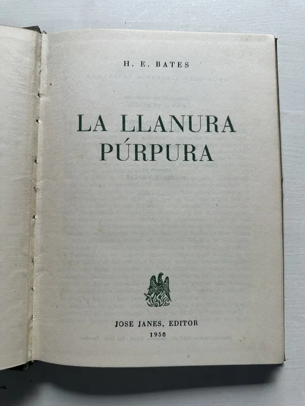 La llanura purpura - Bates H. E. (4S3)