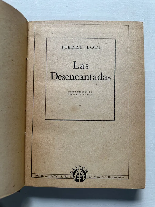 Tapa de Las desencantadas - Loti Pierre (4S3)