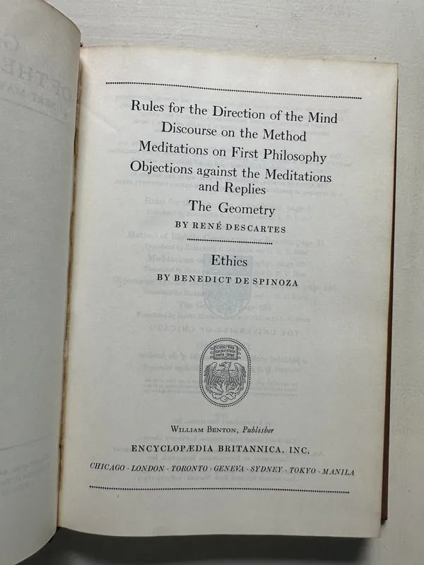 Rules for the Direction of the Mind / - Descartes (4S4)