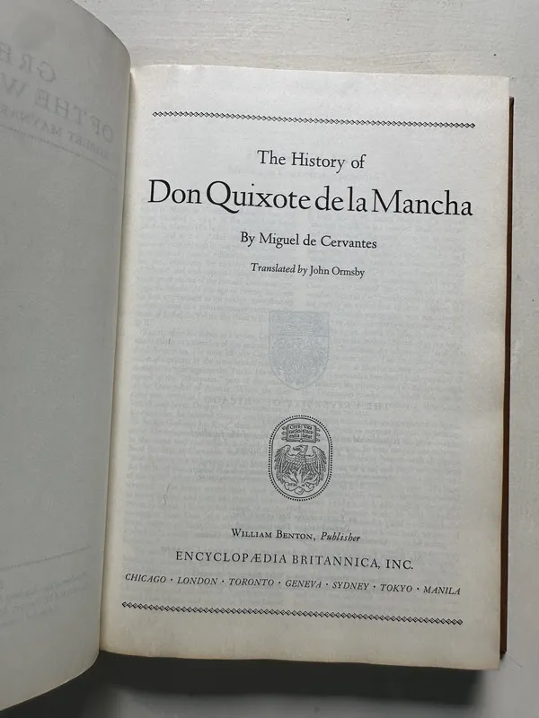 The History of Don Quixote de la Mancha - Cervantes (4S4)