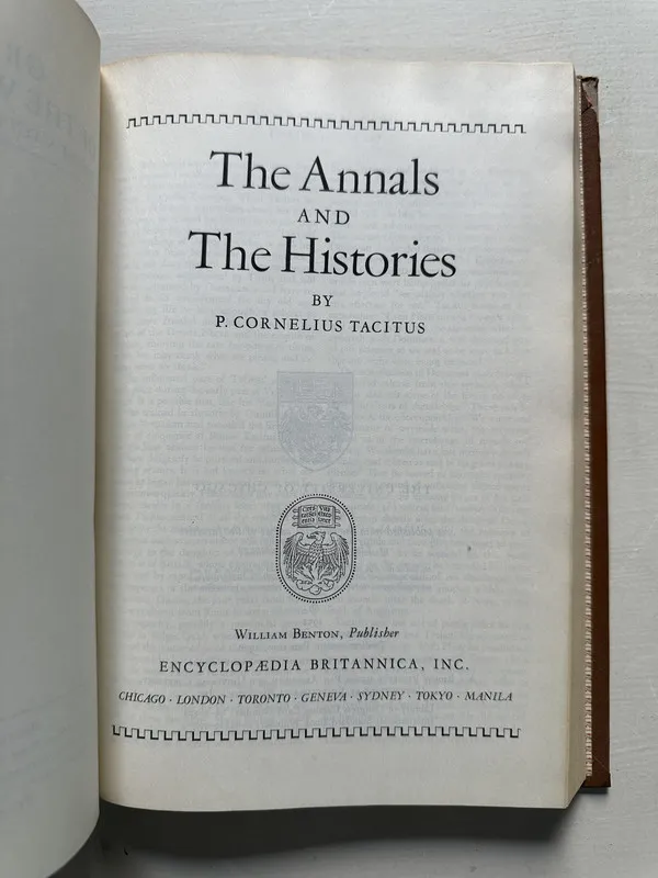 The Annals and The Histories - Tacitus Cornelius (4S4)