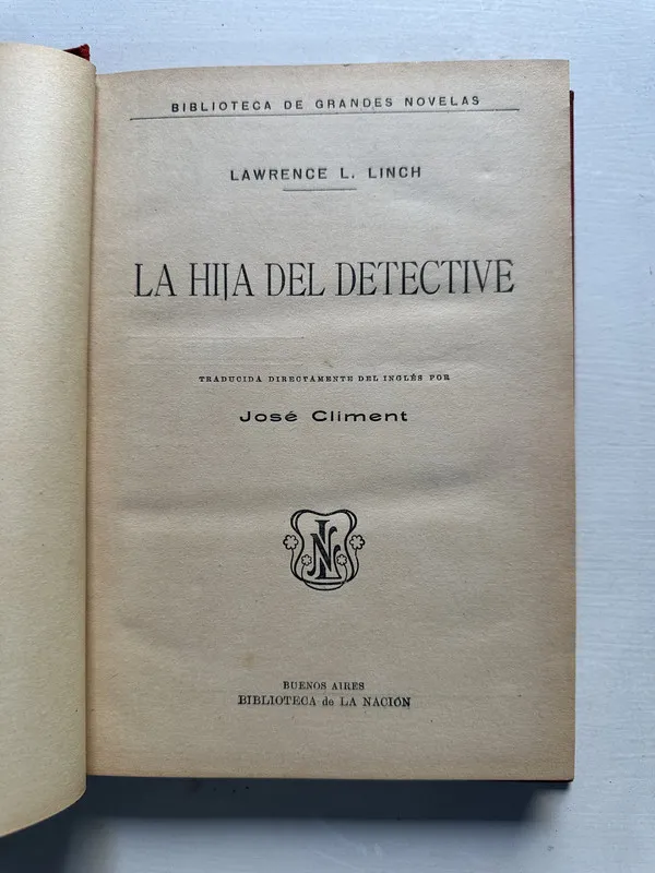 Tapa de La hija del detective - Lynch Lawrence L. (4S4)