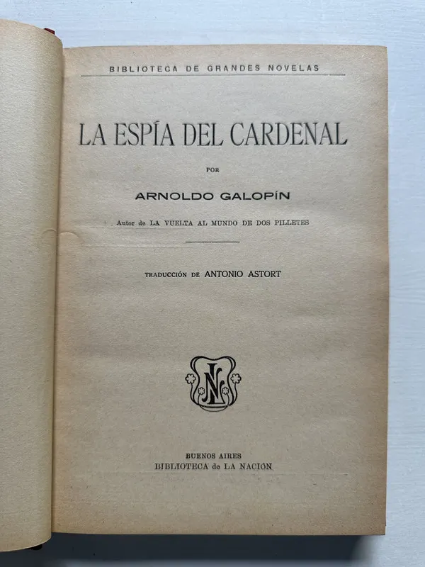 La espia del cardenal - Galopin Arnoldo (4S4)