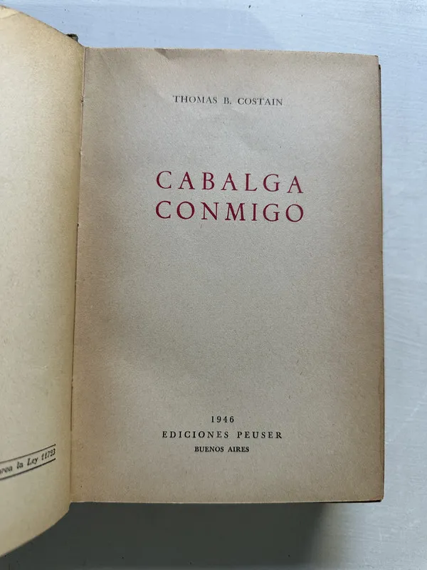 Cabalga conmigo - Costain Thomas B. (4S4)