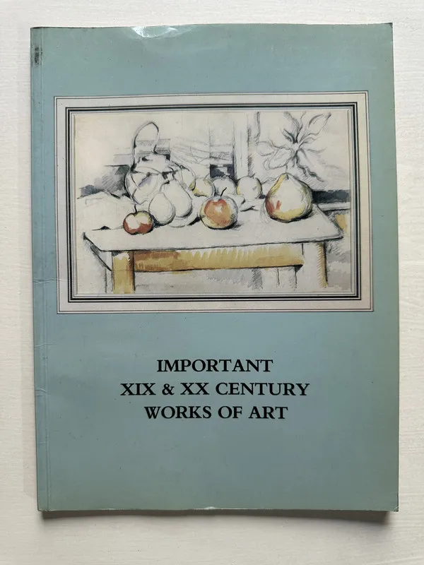Important XIX & XX Century Works of Art - — (4S5)