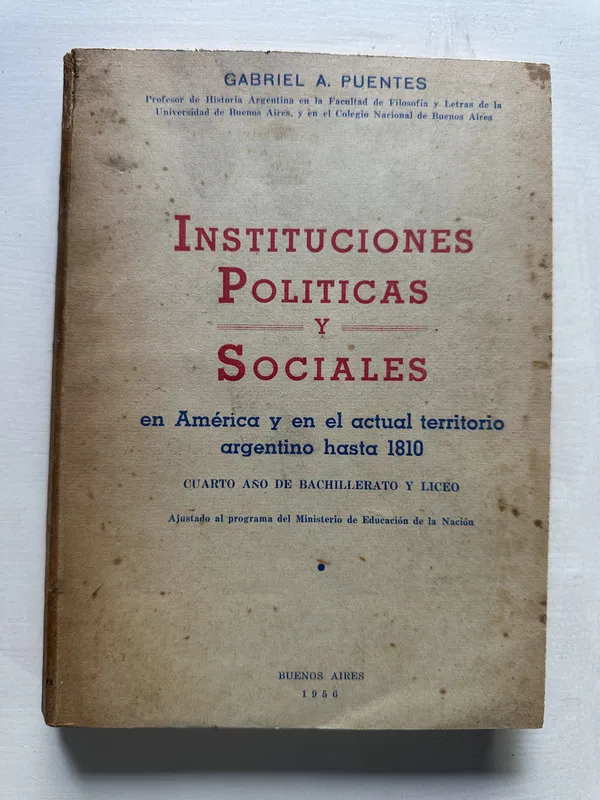 Instituciones politicas y sociales - Puentes (4S6)