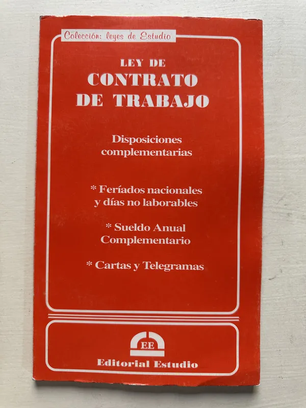 Ley de contrato de trabajo - (4S6)