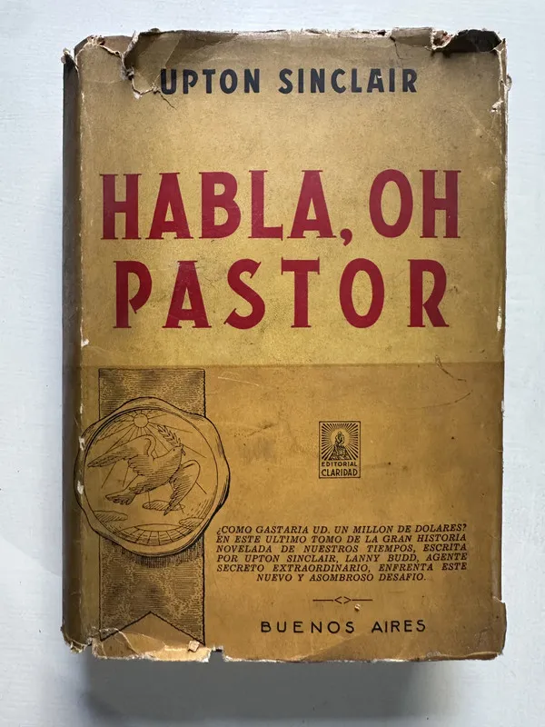 Tapa de Habla oh pastor - Sinclair Upton (4S7)
