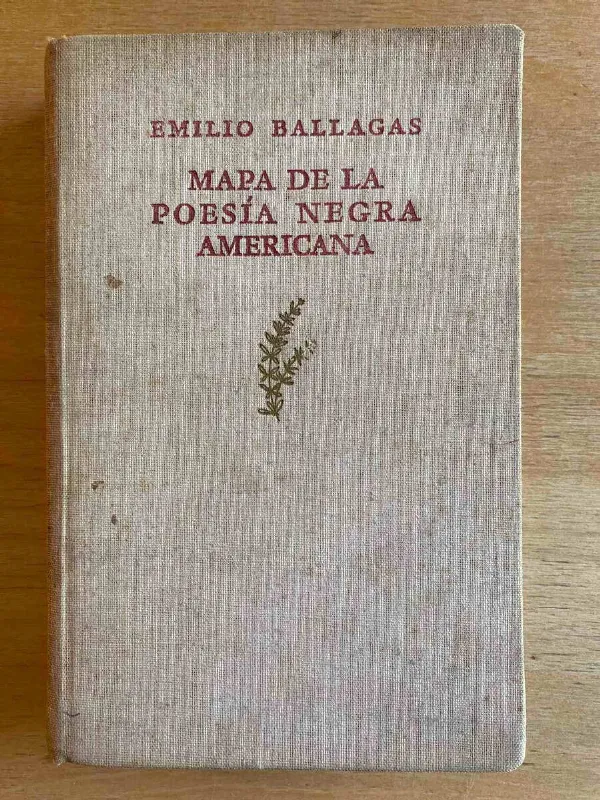 Tapa de Mapa De La Poesia Negra Americana - Ballagas, Emilio (D1)