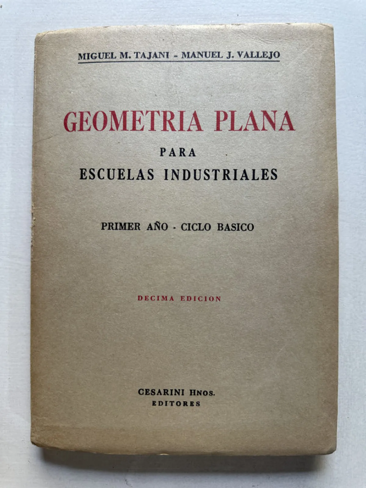 Geometria plana - Tajani (4T1)