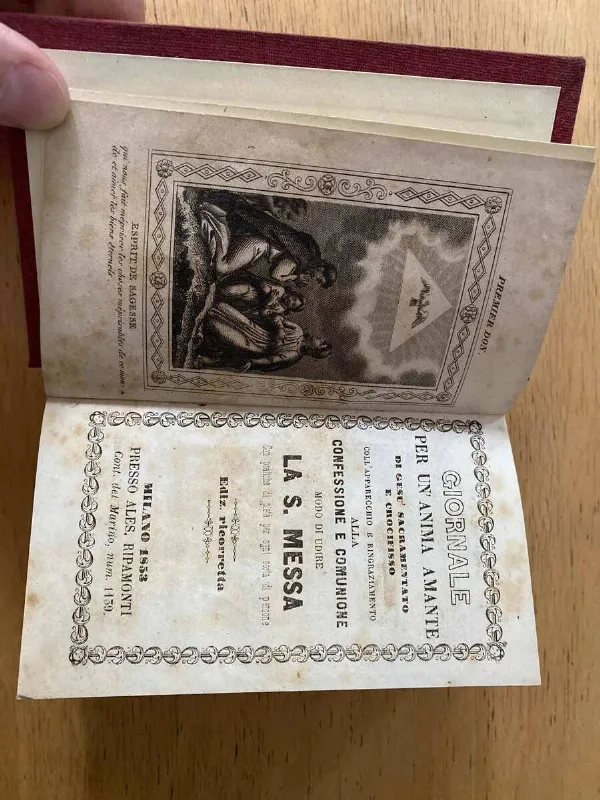 Tapa de Giornale Per Un`Anima Amante Di Gesu Sacramentato E (B2)