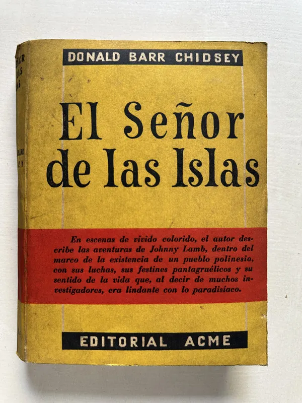 El señor de las islas - Chidsey Donald Barr (4T2)