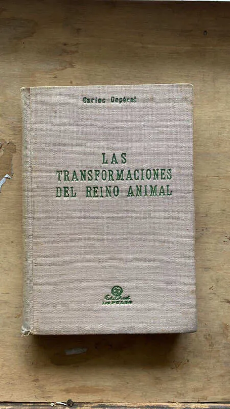 Tapa de Las Transformaciones Del Reino Animal - Deperet, Carlos (a1)