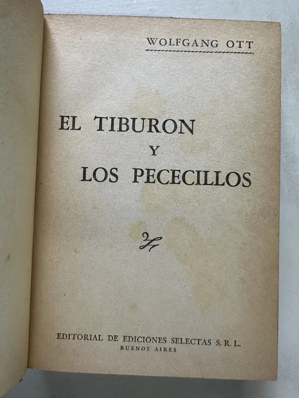 El tiburon y los pececillos - Ott Wolfgang (4T4)