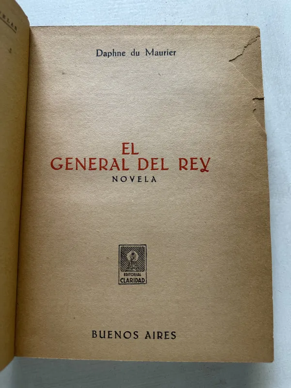 Tapa de El general del rey - du Maurier Daphne (4T4)