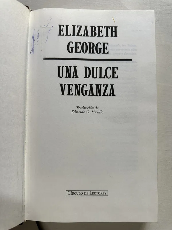 Una dulce venganza - George Elizabeth (4T4)