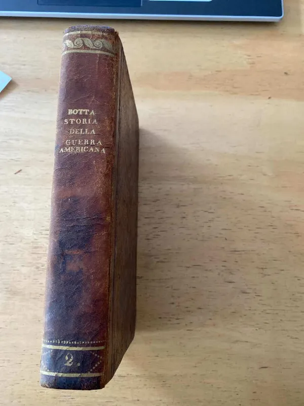 Tapa de Storia Della Guerra Americana - Botta, Carlo (B2)