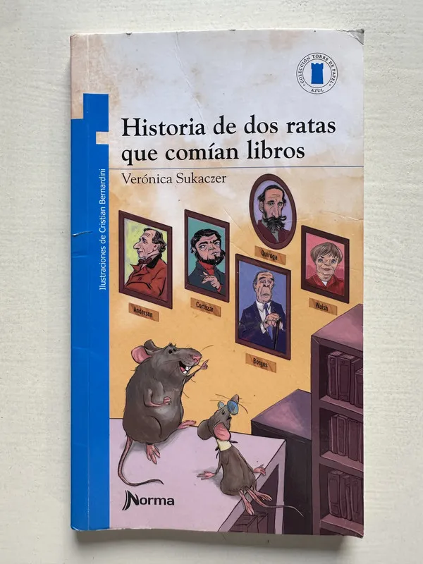 Tapa de Historia de dos ratas que comian libros - Sukaczer (4T6)