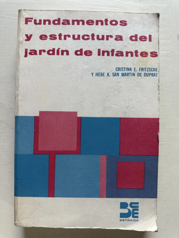 Fundamentos y estructura del jardin de - Fritzsche (4T6)