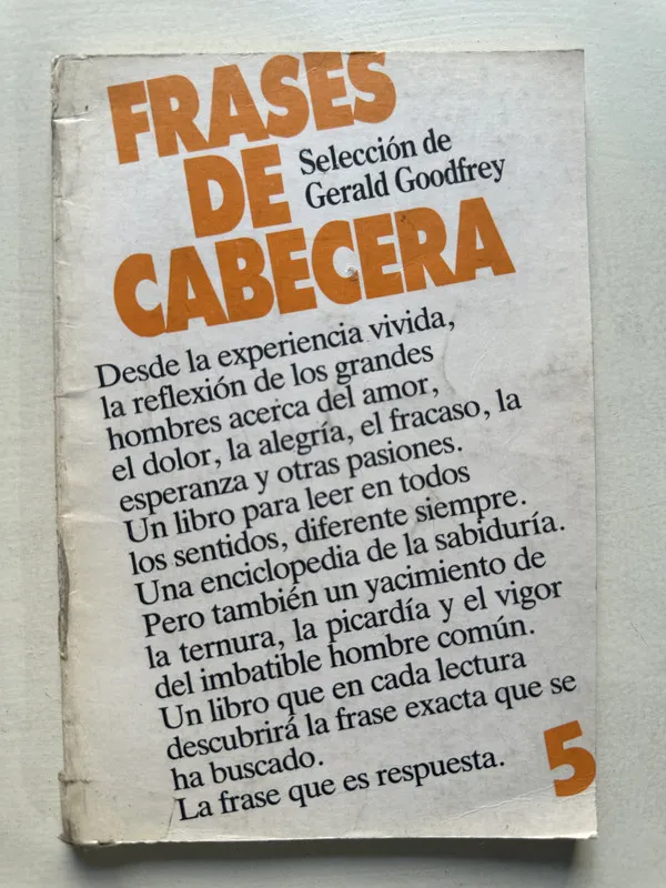 Frases de cabecera - Goodfrey Gerald (comp.) (4T7)
