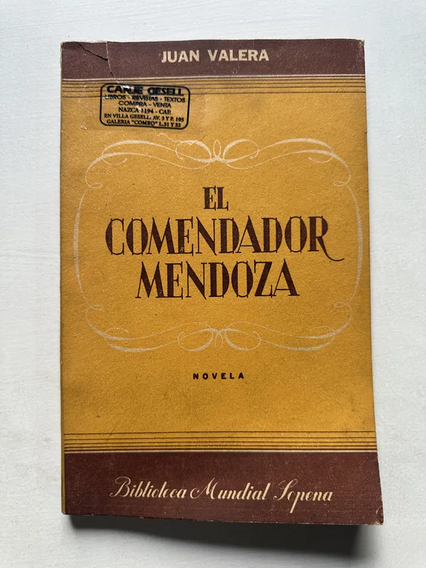 Tapa de El comendador Mendoza - Valera Juan (4U1)