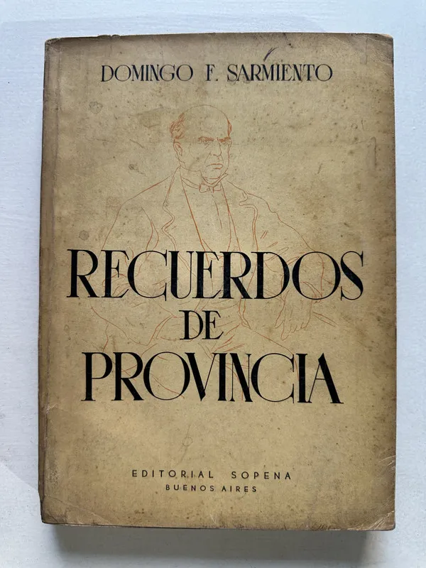 Tapa de Recuerdos de provincia SOPENA - Sarmiento Domingo F. (4U2)
