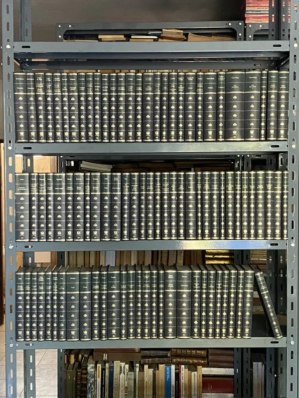Tapa de 90 tomos - Coleccion historia de la Literatura RBA (caja)