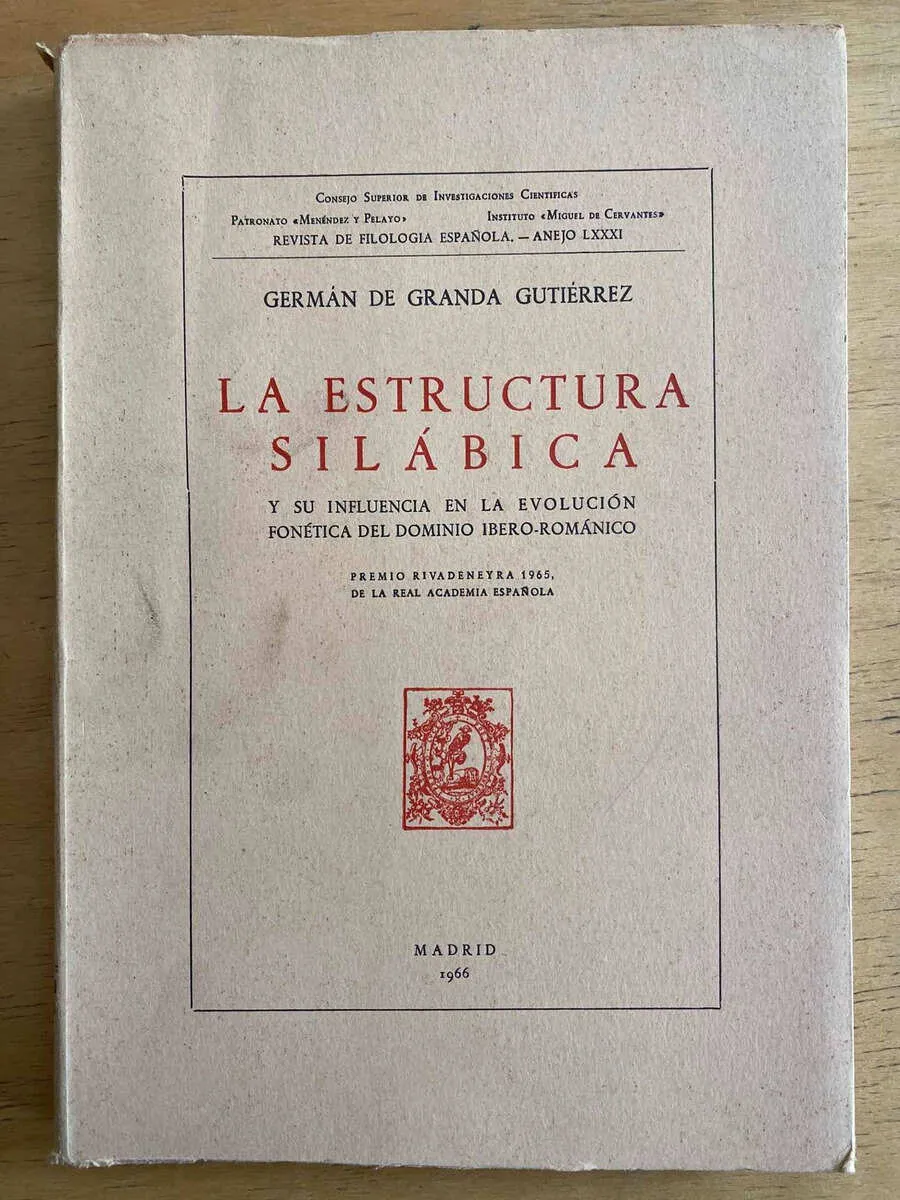 La Estructura Silabica Y Su Influ- De Granda Gutierrez (F2)