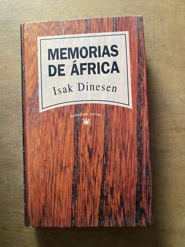 Tapa de Memorias de africa - Dinesen Isak (3y3)