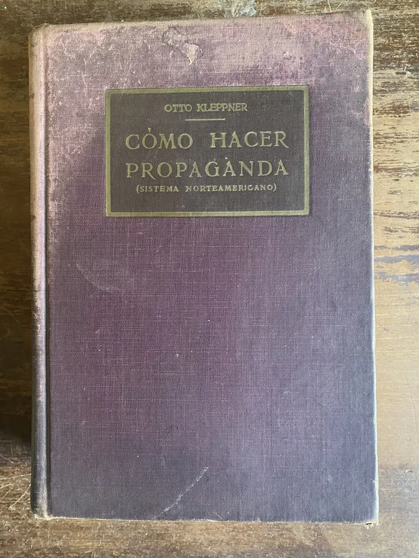 Tapa de Como hacer propaganda - Kleppner Otto (4p4)