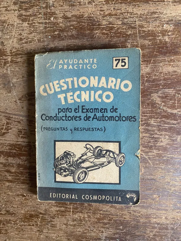 Cuestionario Tecnico para el Examen de Conductores de Autom