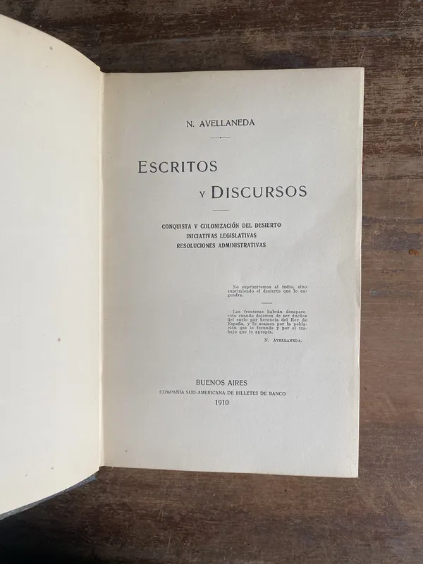 Escritos y Discursos - Avellaneda N. (4p1)