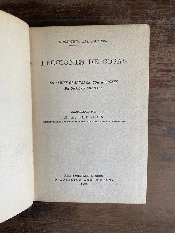 Lecciones de Cosas - Sheldon E. A. (4q6)