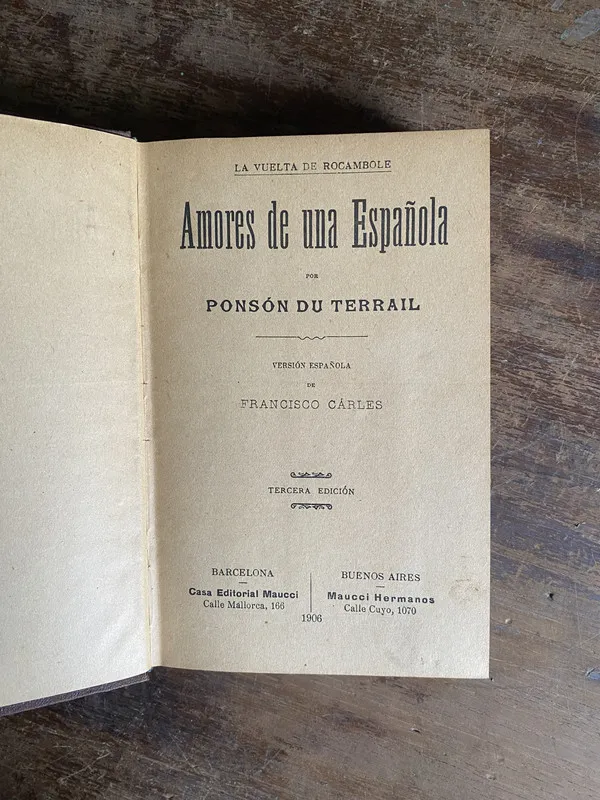 Amores de una Española - Ponson du Terrail (4q6)