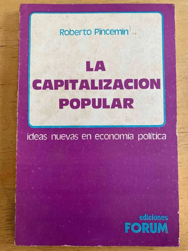 Tapa de La Capitalizacion Popular - Pincemin, Roberto (k2)