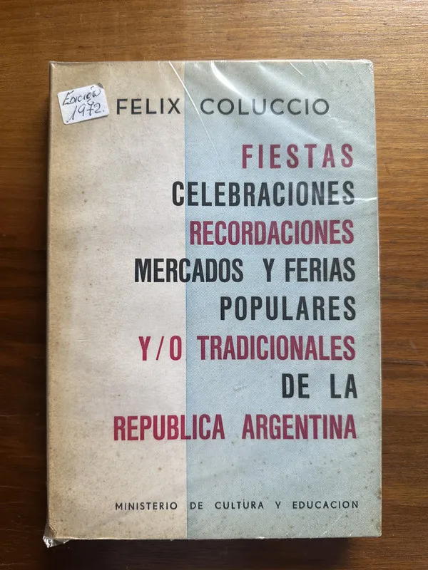 Fiestas Celebraciones Recordaciones - Coluccio (4u4)