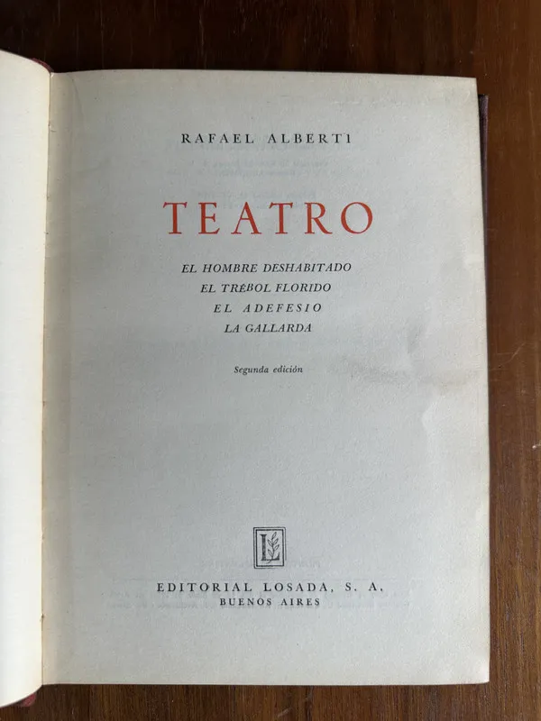 Teatro - Alberti Rafael (4u5)