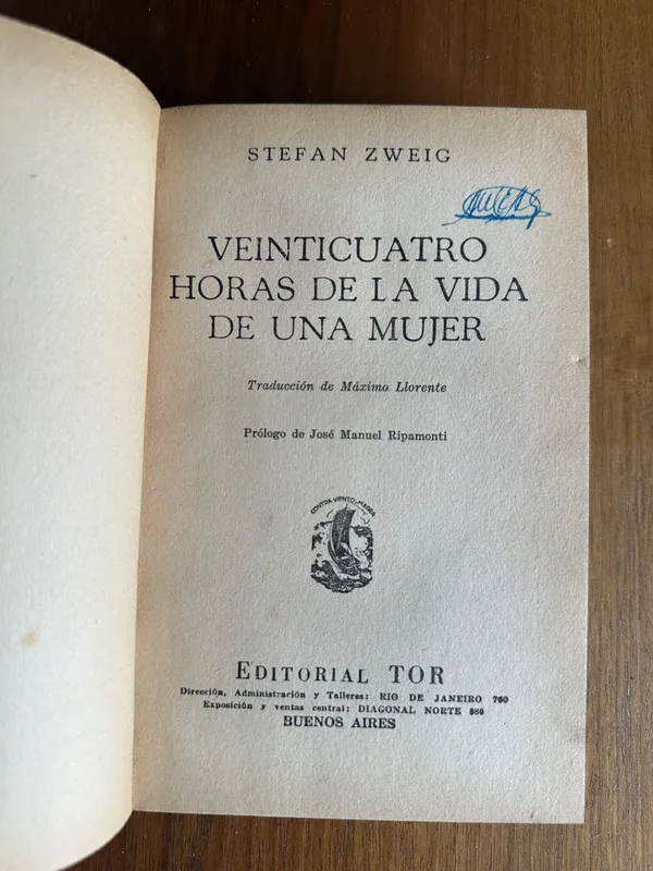 Veinticuatro horas de la vida de una mujer - Zweig (4u5)