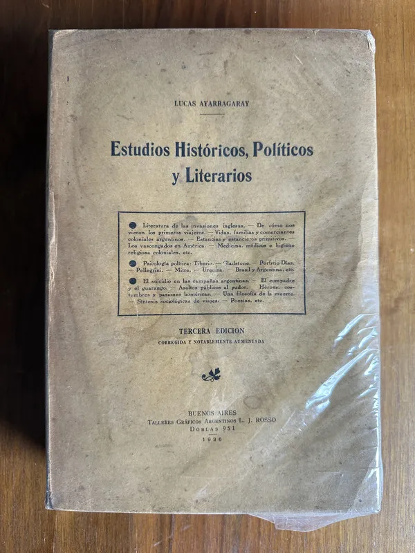Estudios Historicos Politicos y - Ayarragaray (4u6)