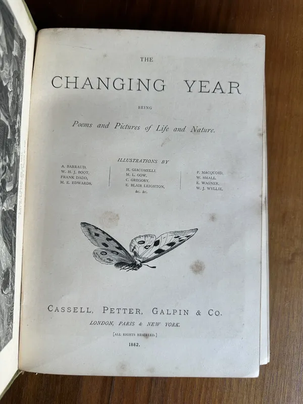The Changing Year - Longfellow (4v7)