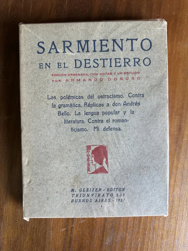 Sarmiento en el Destierro - Donoso Armando (4v7)