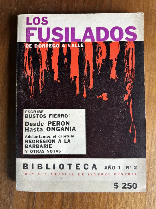 Tapa de Los Fusilados - Bustos Fierro (4u7)