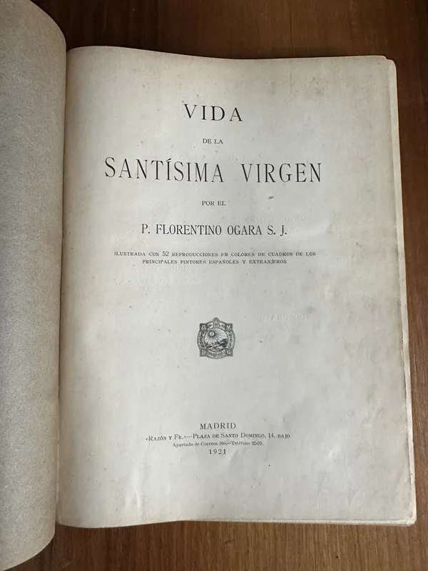 Vida de la Santisima Virgen - Ogara Florentino (4v1)