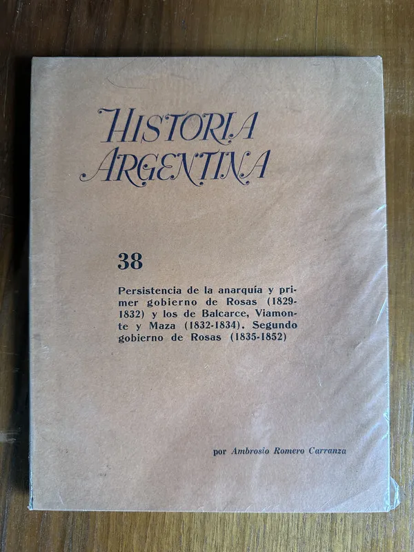 Historia Argentina - Romero Carranza Ambrosio (4v1)